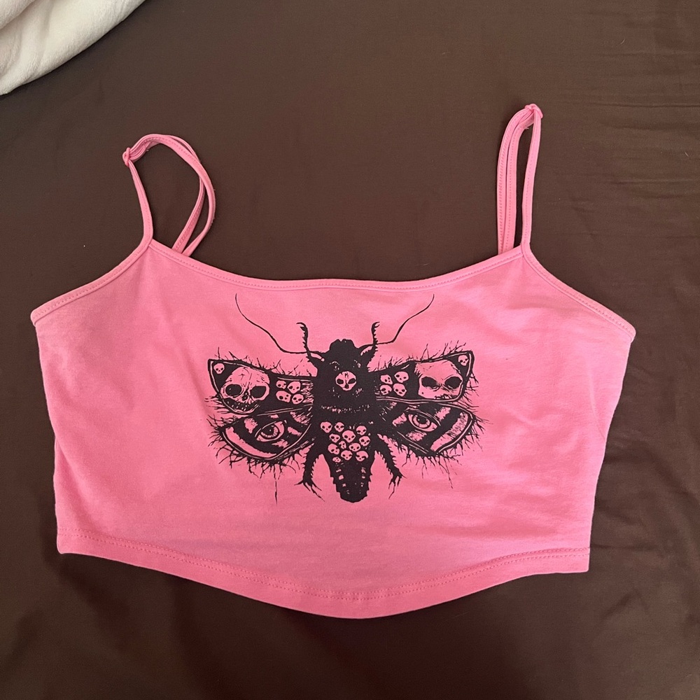 SHEIN Pink Graphic Camisole